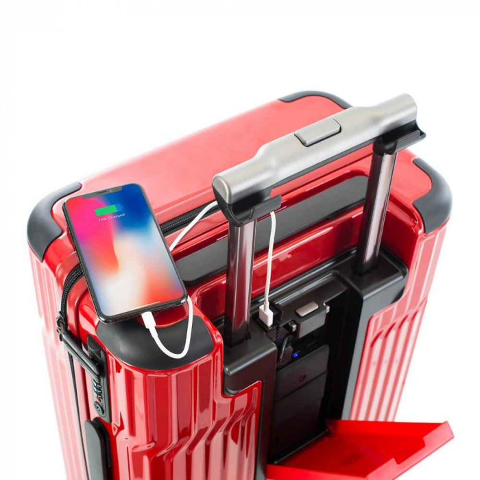 Troler de cabina Heys Tekno, 53cm x 37cm x 23cm, Rosu [11]