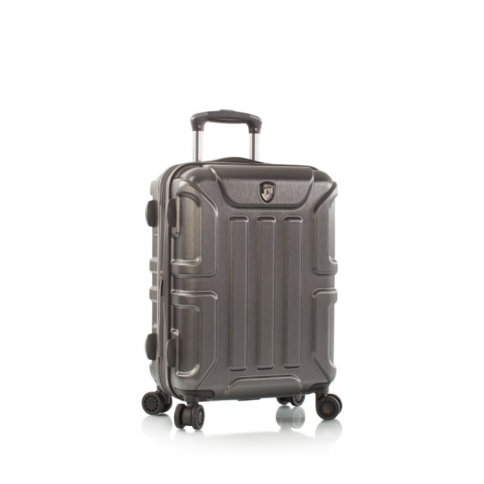 Troler de cabina Heys Commander Gri-inchis, 53cm x 39cm x 23cm, extensibil [2]