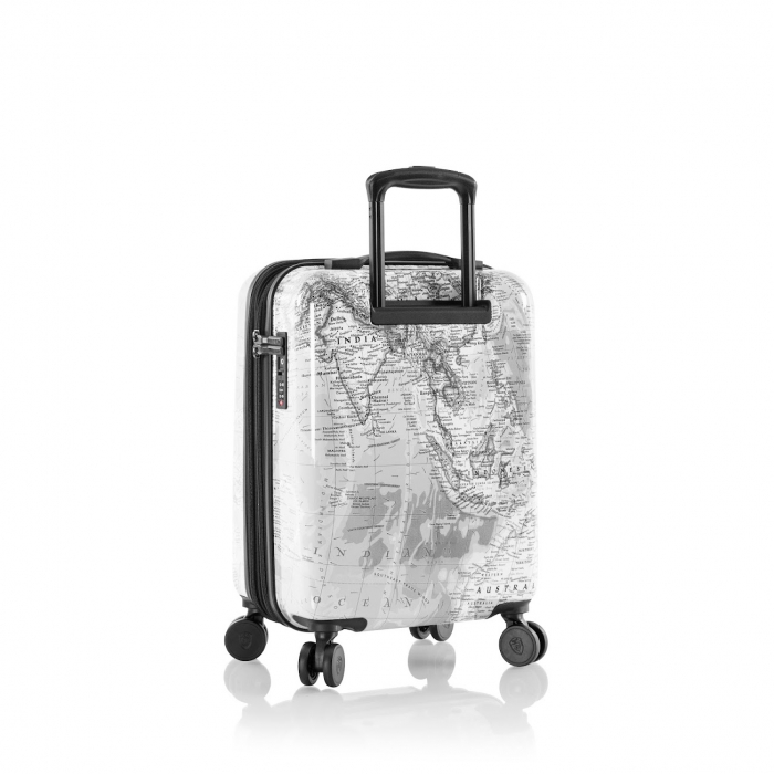 Troler de cabina(S) ext. Heys Journey 3G Fashion Spinner 53cm x 38cm x 23cm, Alb/Negru [6]