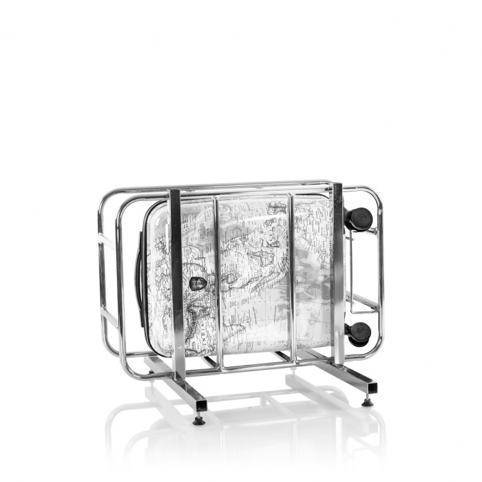Troler de cabina(S) ext. Heys Journey 3G Fashion Spinner 53cm x 38cm x 23cm, Alb/Negru [3]