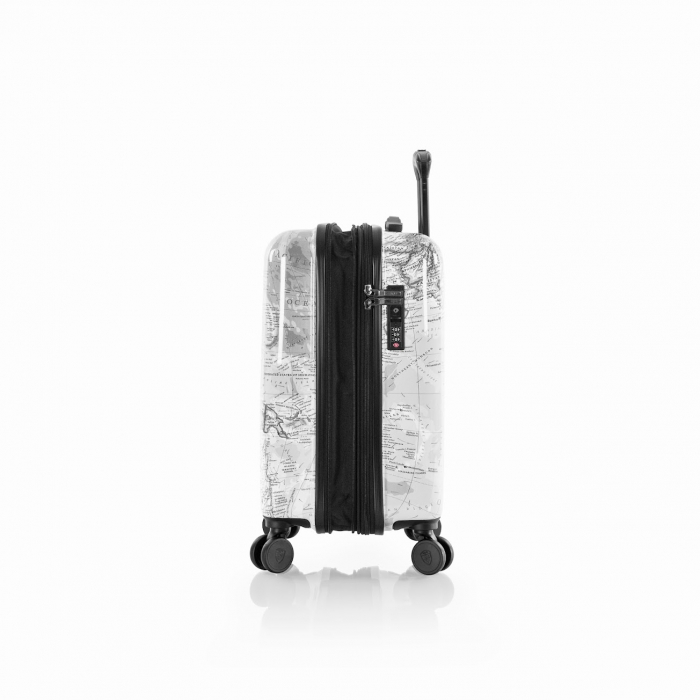 Troler de cabina(S) ext. Heys Journey 3G Fashion Spinner 53cm x 38cm x 23cm, Alb/Negru [5]