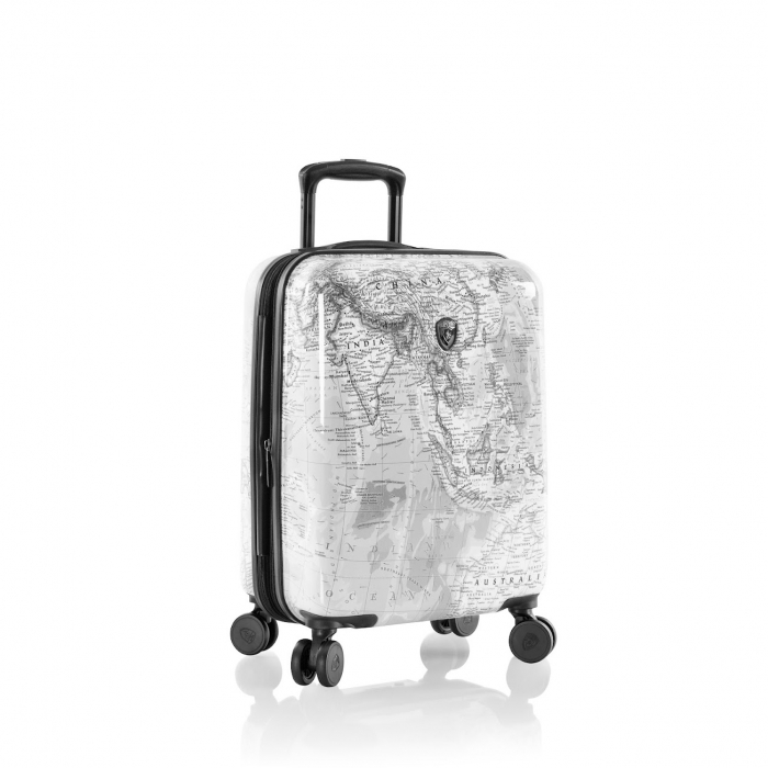 Troler de cabina(S) ext. Heys Journey 3G Fashion Spinner 53cm x 38cm x 23cm, Alb/Negru [2]