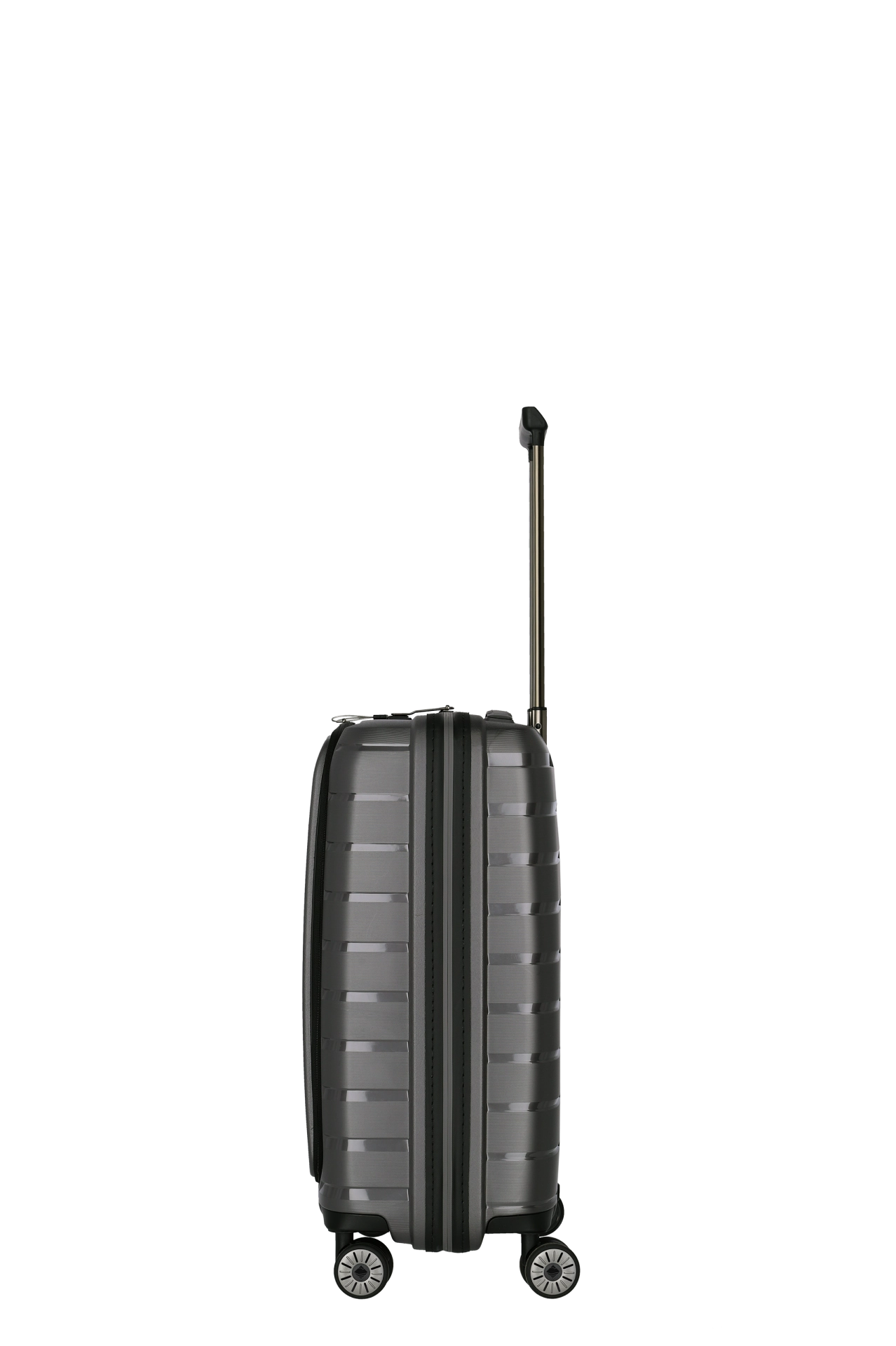 Troler de cabina ( S) 55 x 39 x 23 cm, Travelite Air Base cu buzunar frontal pentru laptop,Antracit [10]