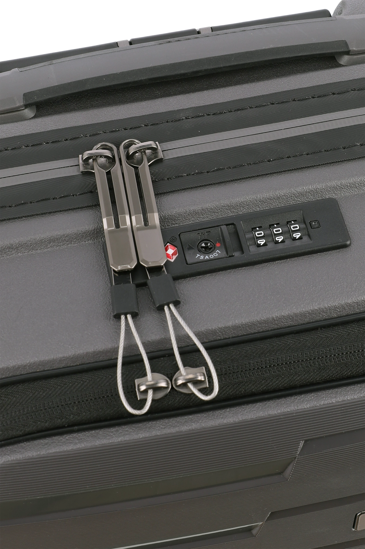 Troler de cabina ( S) 55 x 39 x 23 cm, Travelite Air Base cu buzunar frontal pentru laptop,Antracit [7]