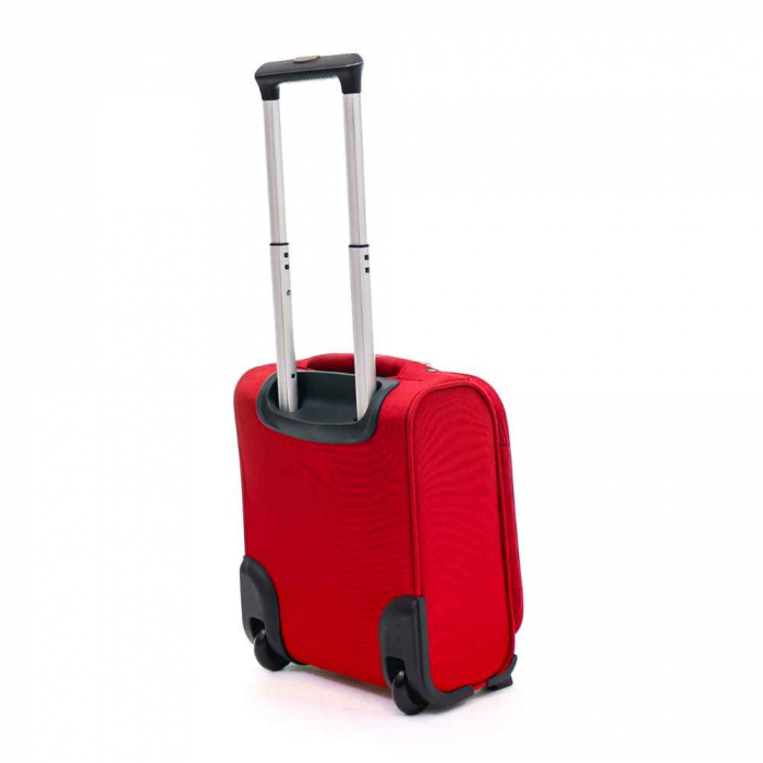 Troler de cabina(XS) ELLA ICON PETRA TEXTIL ROSU 40X30X20 CM [2]