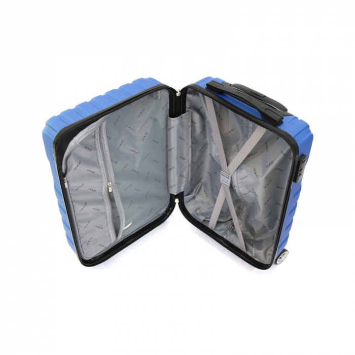 Troler de cabina(S) Lamonza Malibu 55x36x23 cm 2.6 kg, albastru InBagaj [9]