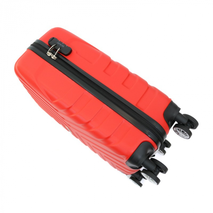 Troler de cabina(S) Lamonza Malibu 55x36x23 cm, rosu InBagaj [8]