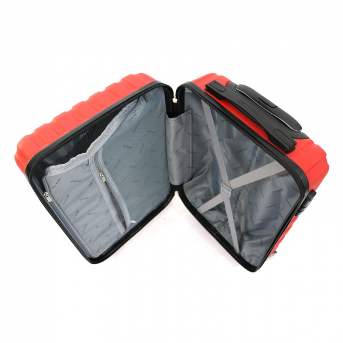 Troler de cabina(S) Lamonza Malibu 55x36x23 cm, rosu InBagaj [9]