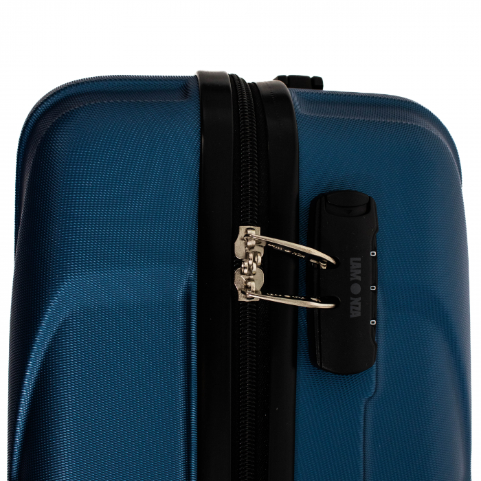 Troler de cabina(S) Lamonza Malibu 55x36x23 cm 2.6 kg, albastru InBagaj [7]