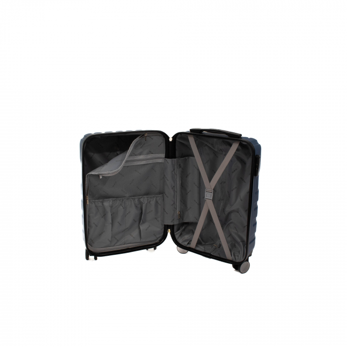 Troler de cabina(S) Lamonza Malibu 55x36x23 cm 2.6 kg, albastru InBagaj [10]