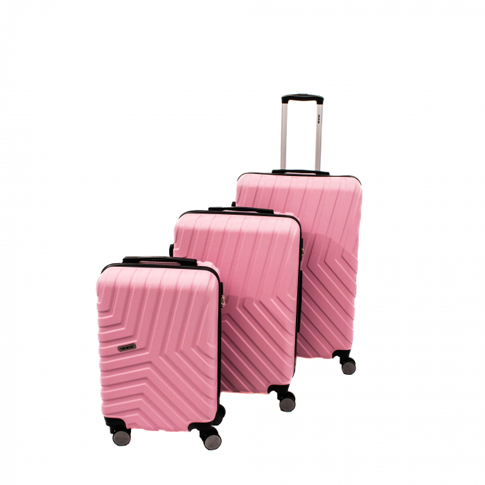 Troler de cabina(S) Lamonza Malibu 55x36x23 cm, roz  InBagaj [8]