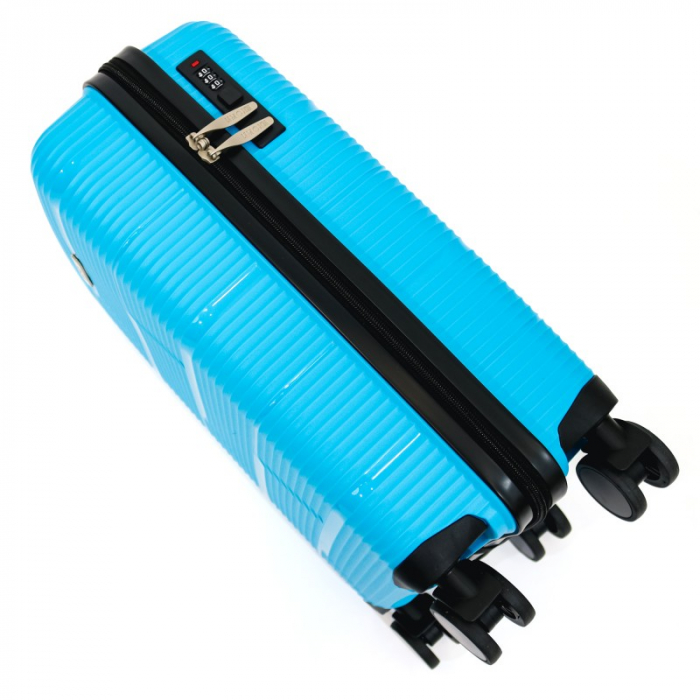 Troler de cabina(S) Lamonza Reno 55x34x21cm, albastru InBagaj [8]