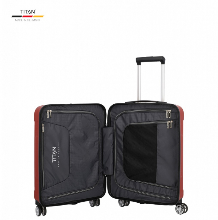 Troler de cabina TITAN X-RAY ( 40 x 55 x 20 cm) 4 roti - Rosu atomic [6]