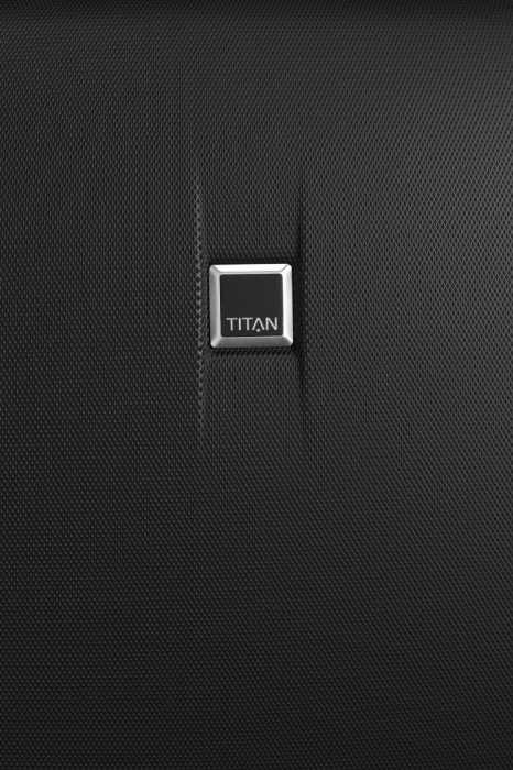 Troler de cabina - TITAN XENON 4 roti 55 cm (S) - Albastru/USB [21]