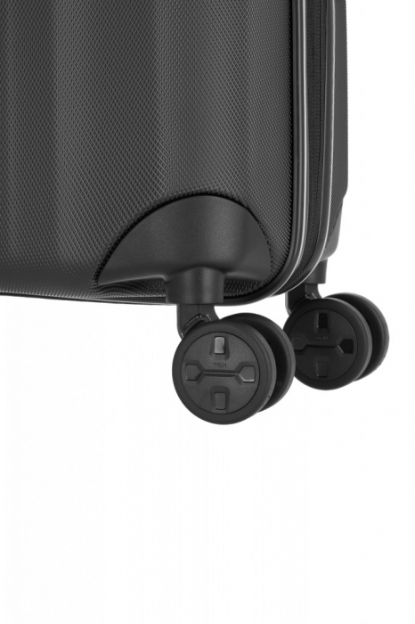 Troler de cabina - TITAN XENON 4 roti 55 cm (S) - Albastru/USB [20]