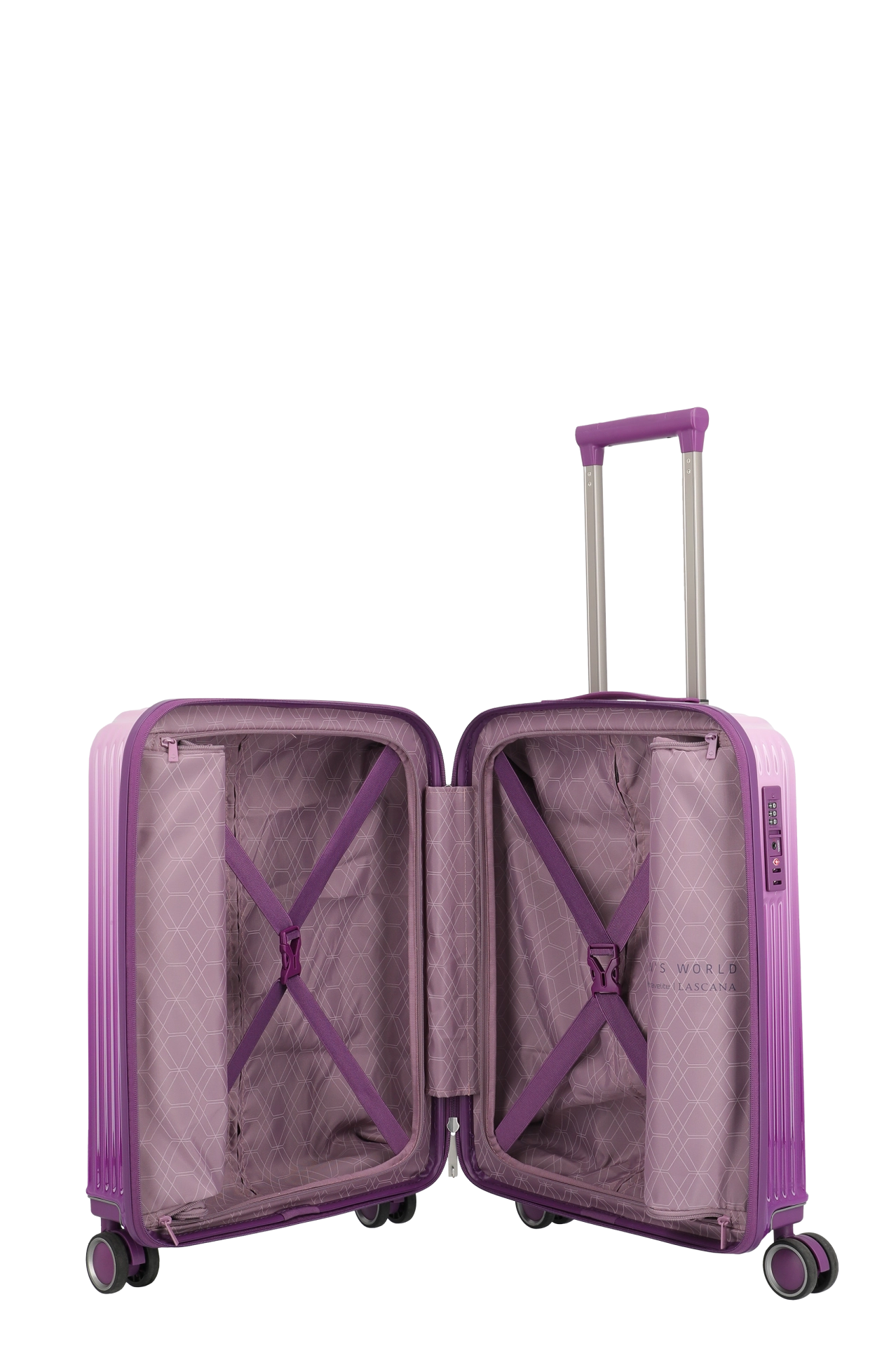Troler de cabina Travelite LASCANA EDITION , Purple Degrade 55 x 40 x 20 cm - S [6]