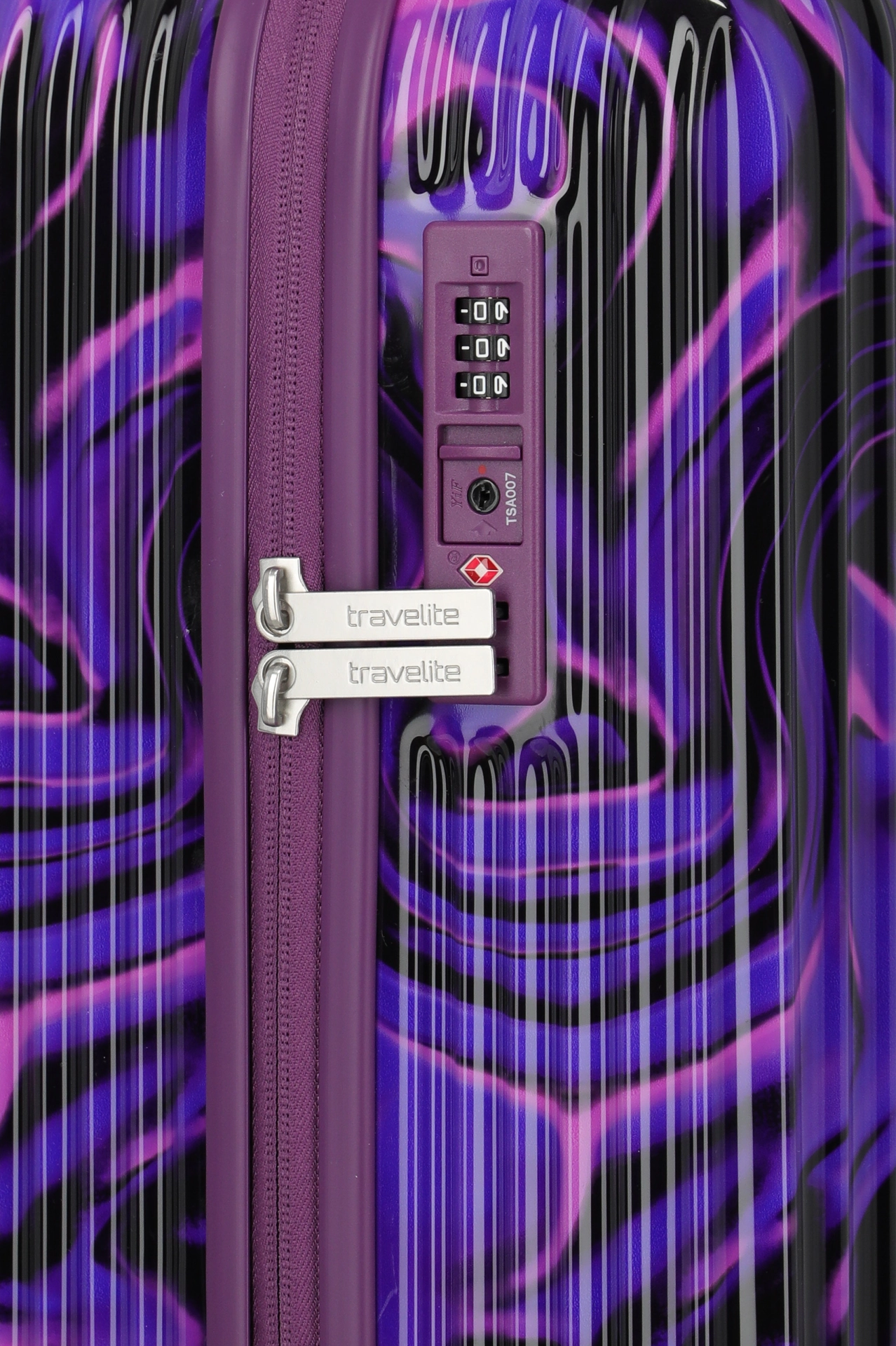 Troler de cabina Travelite LASCANA EDITION , Purple Swirl  55 x 40 x 23 cm - S [3]