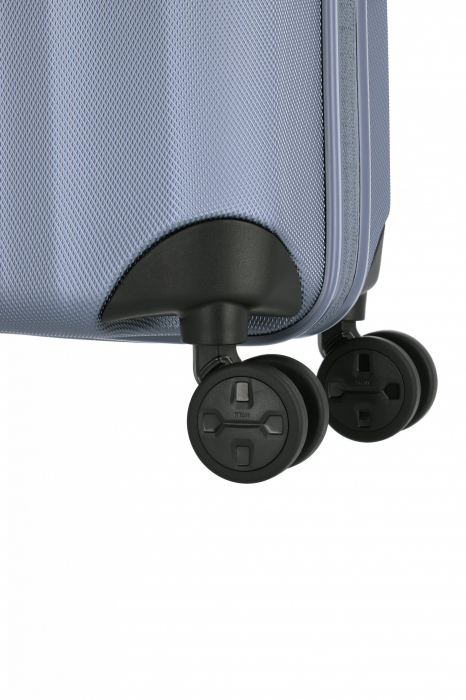 Troler de cabina - TITAN XENON 4 roti 55 cm (S) - Albastru/USB [9]