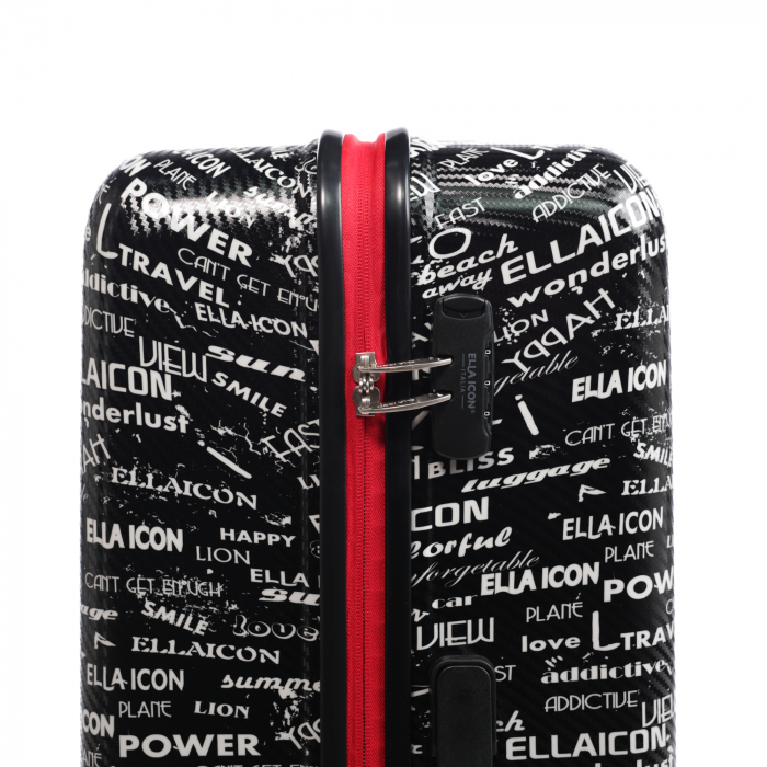 TROLER de cala ELLA ICON URBAN NEGRU - 80X52X30 CM [3]