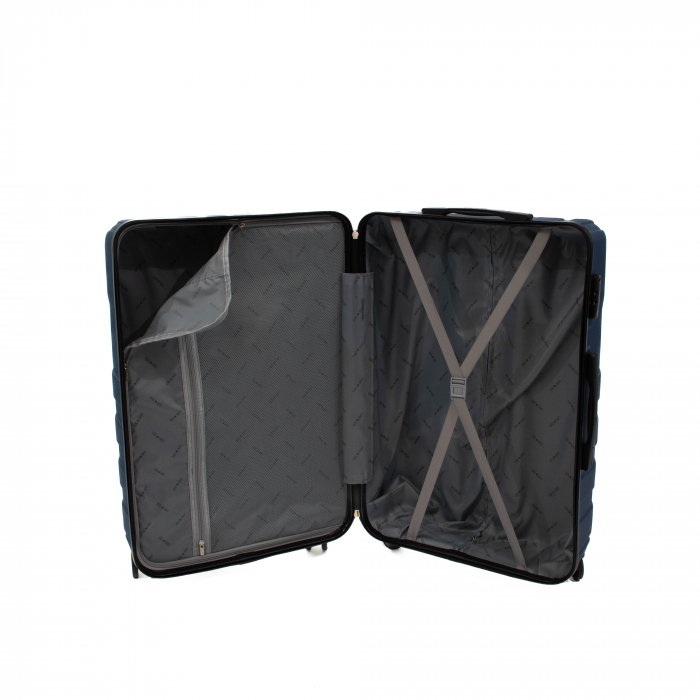 Troler de cala mare (L) Lamonza Malibu 75x48x29 cm,albastru InBagaj [7]
