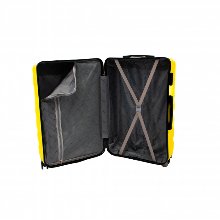 Troler de cala mare (L) Lamonza Malibu 75x48x29 cm, galben InBagaj [8]