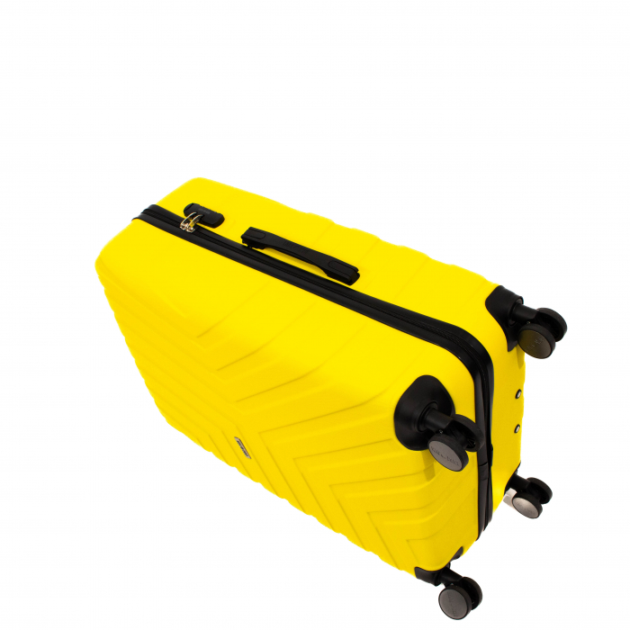 Troler de cala mare (L) Lamonza Malibu 75x48x29 cm, galben InBagaj [7]