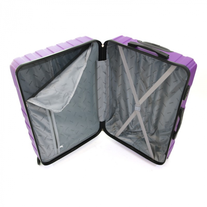 Troler de cala mare (L) Lamonza Malibu 75x48x29 cm, mov InBagaj [9]