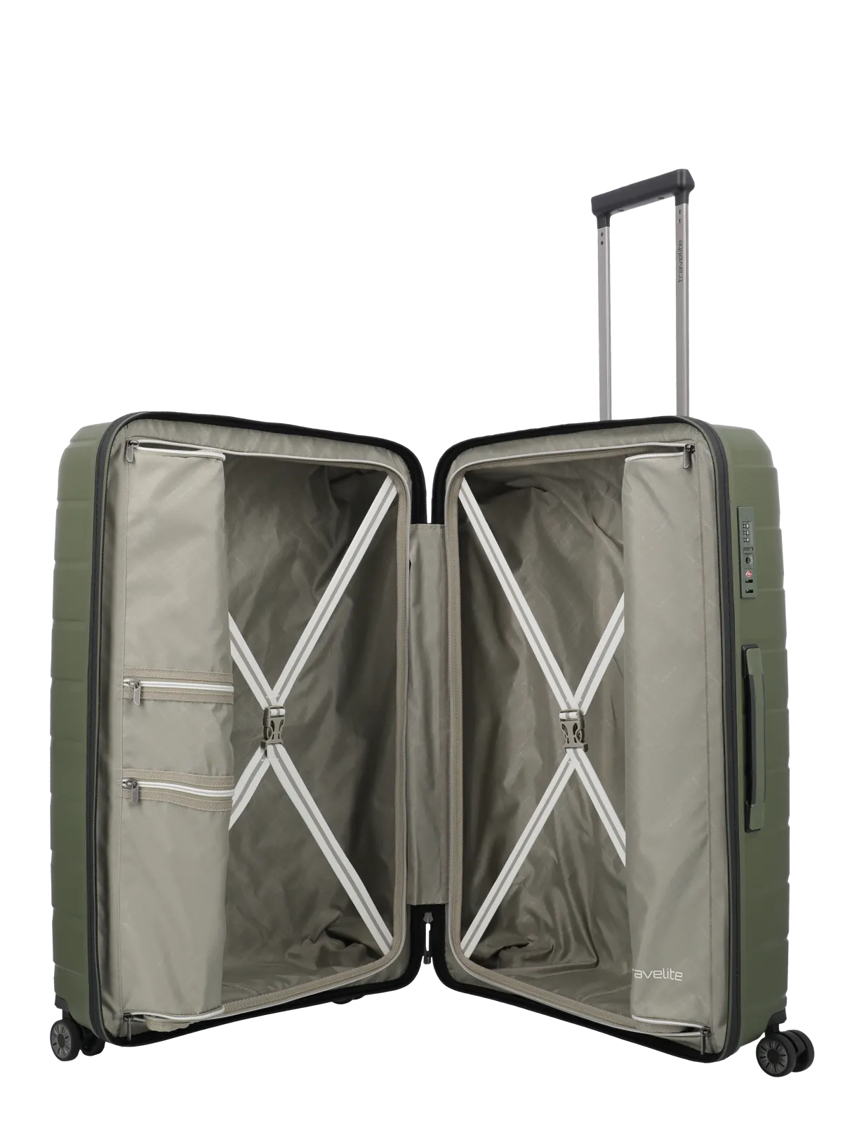 Troler de cala mare(L) travelite AIR BASE 4 roti spinner 77 x 51 x 30 cm - L [6]