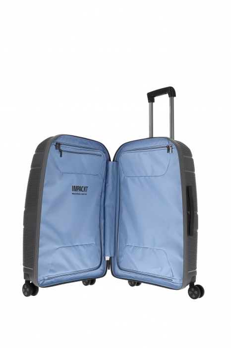 Troler de cala mediu(M) Travelite Impackt, 4 roti, 67x45x28 cm, inbagaj [9]