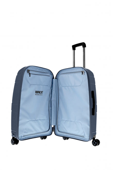 Troler de cala mediu(M) Travelite Impackt, 4 roti, 67x45x28 cm, inbagaj [3]
