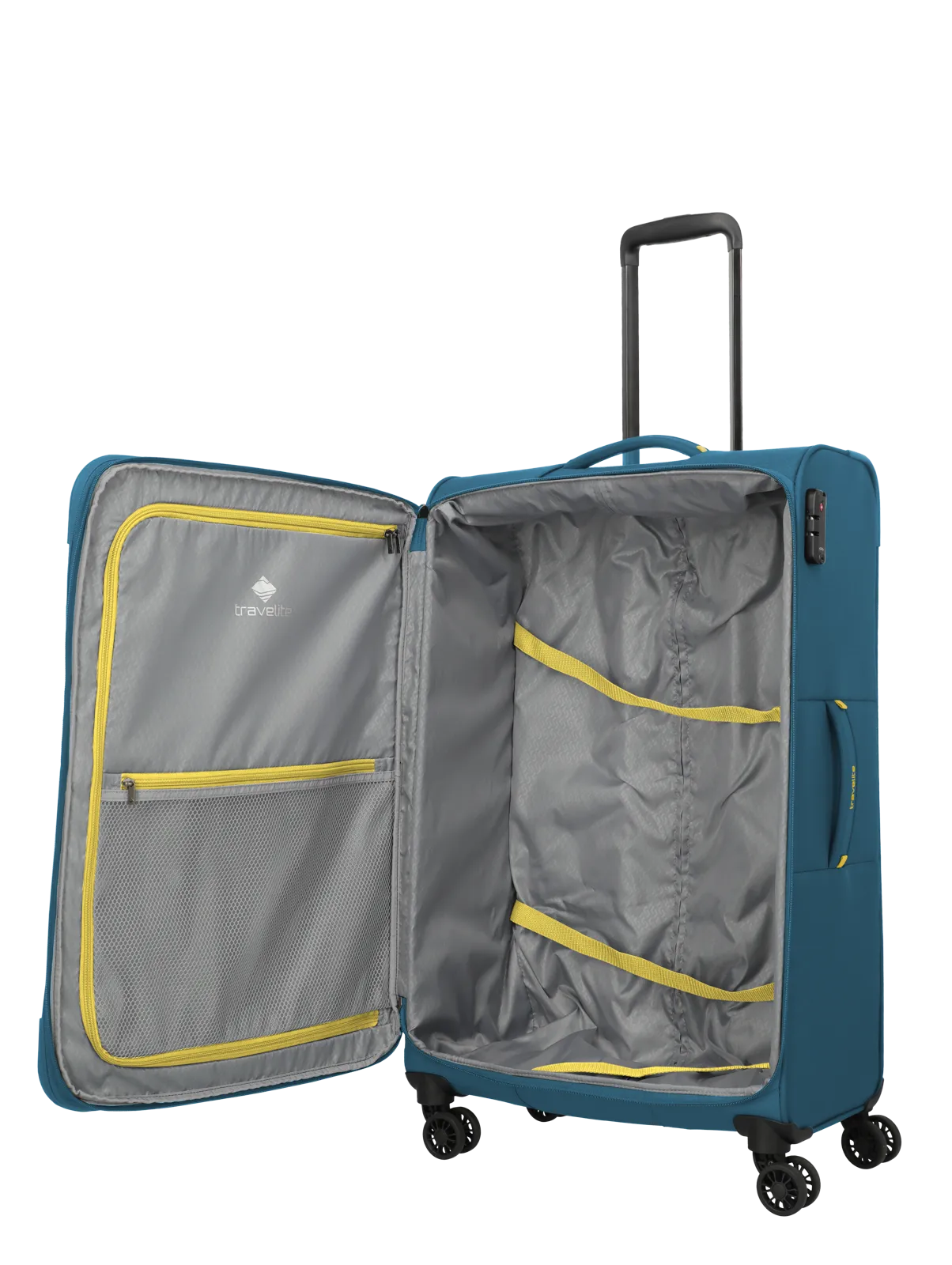 Troler de cala mare(L) Travelite Umbria cu pliuri extensibile,Albastru [4]