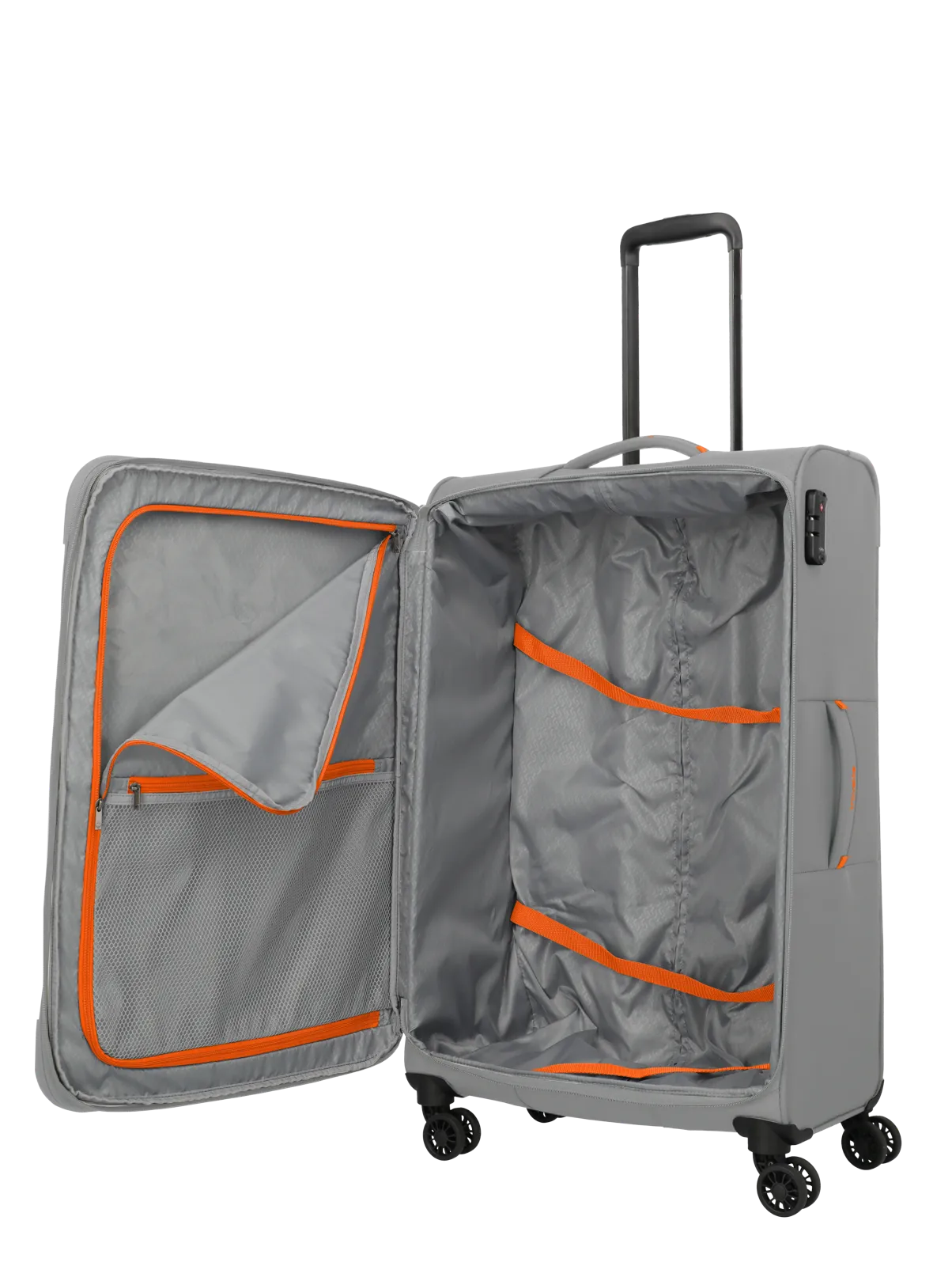 Troler de cala mare(L) Travelite Umbria cu pliuri extensibile,Gri [7]