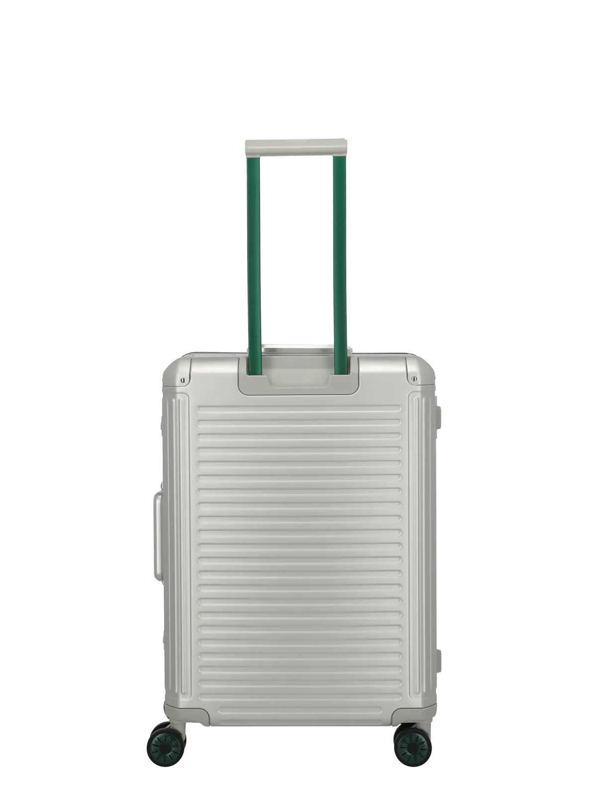 Troler de cala mediu (M) Travelite NEXT 67x47x26 cm, Aluminiu, Argintiu-Verde ,Ediţie specială [2]
