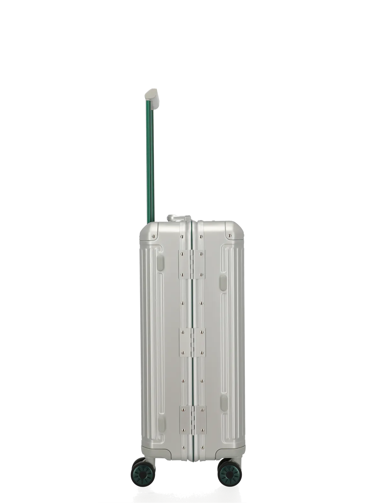 Troler de cala mediu (M) Travelite NEXT 67x47x26 cm, Aluminiu, Argintiu-Verde ,Ediţie specială [6]