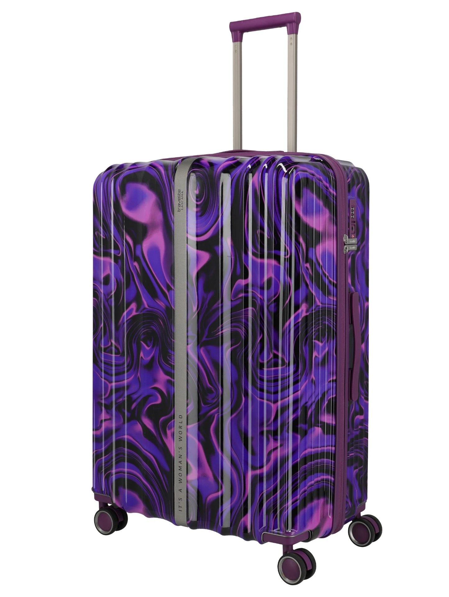 Troler de cala mare Travelite LASCANA EDITION , Purple Swirl 76 x 51 x 29 cm - L [2]