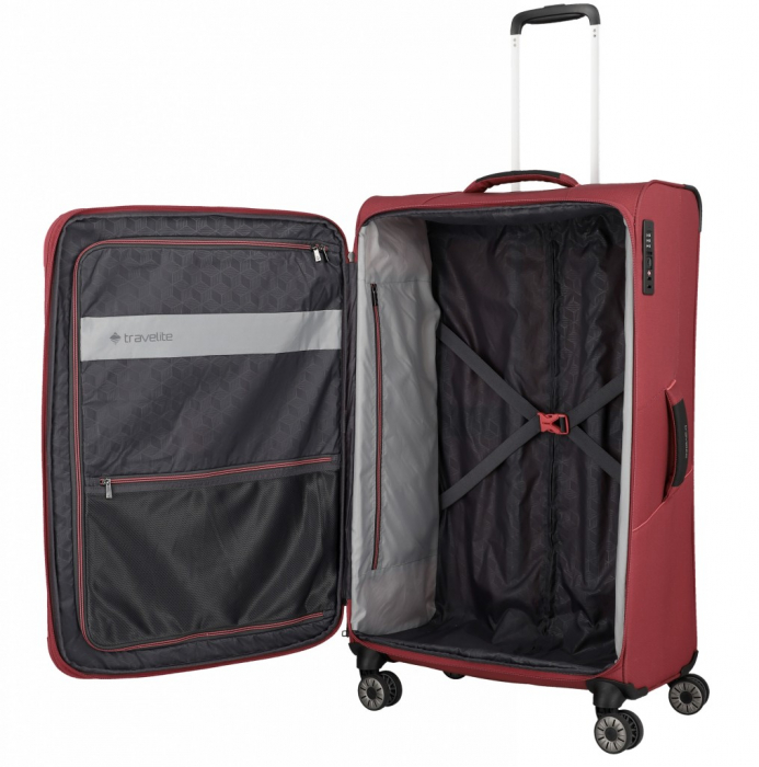 Troler de cala mare Travelite Capri 4 roti,  76 x 46 x 30 cm [13]