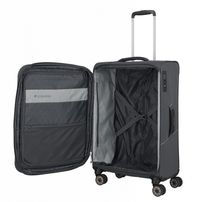 Troler de cala mare Travelite Capri 4 roti,  76 x 46 x 30 cm [6]