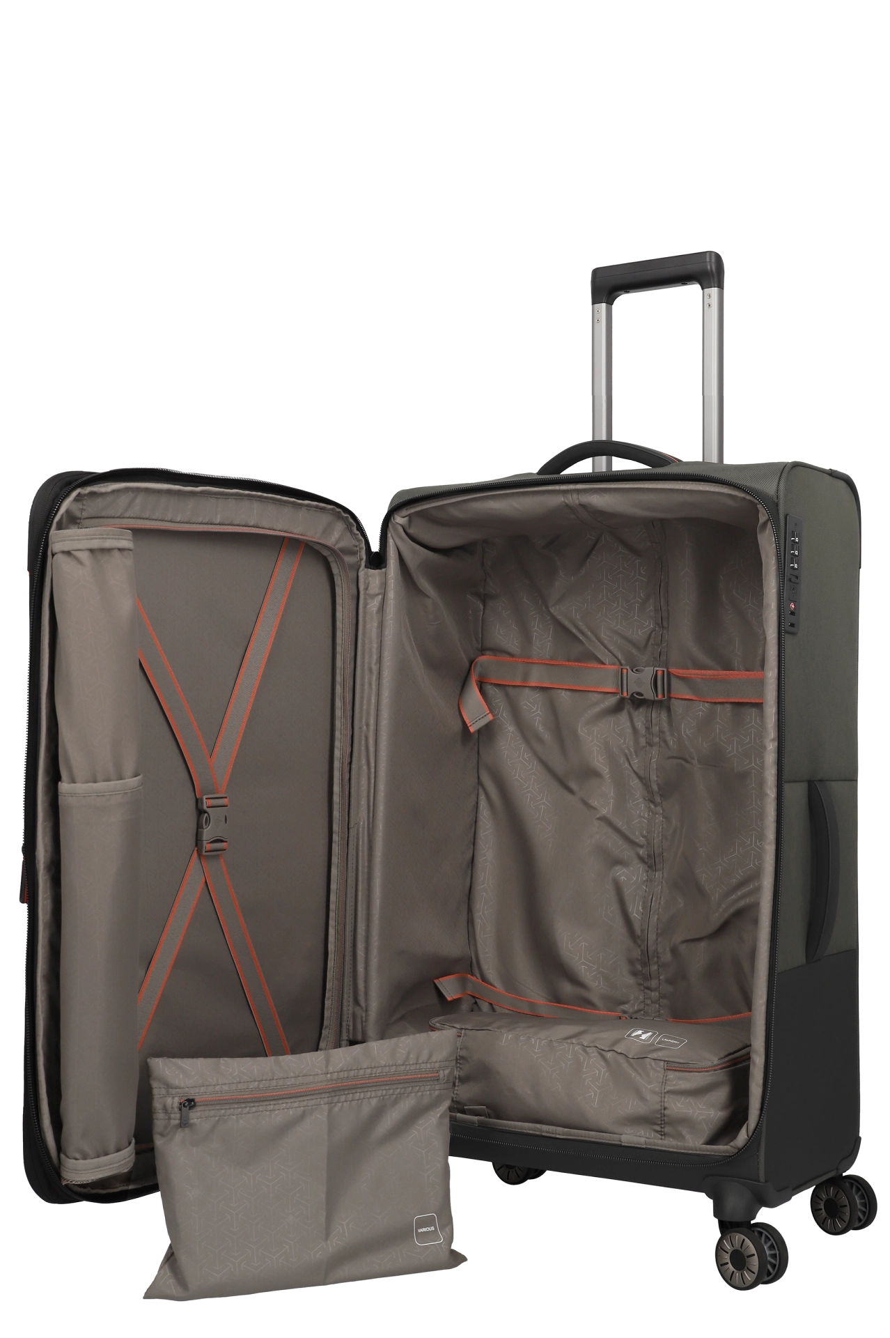 Troler de cala mare(XL) Travelite Crosslite ,4 roti duble, 81 x 52 x 32/36 cm ,expandabil [19]