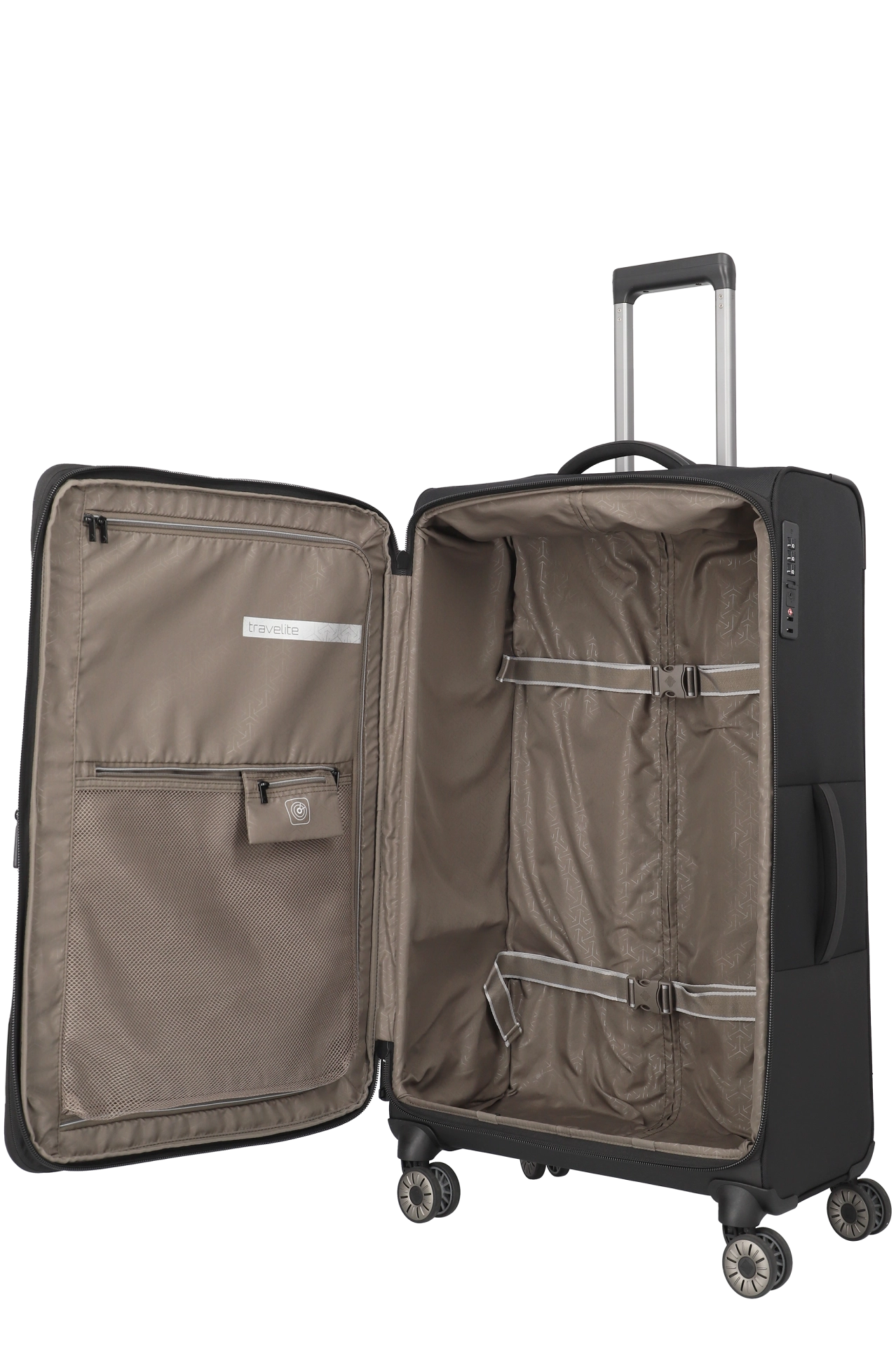 Troler de cala mare(XL) Travelite Crosslite ,4 roti duble, 81 x 52 x 32/36 cm ,expandabil [8]