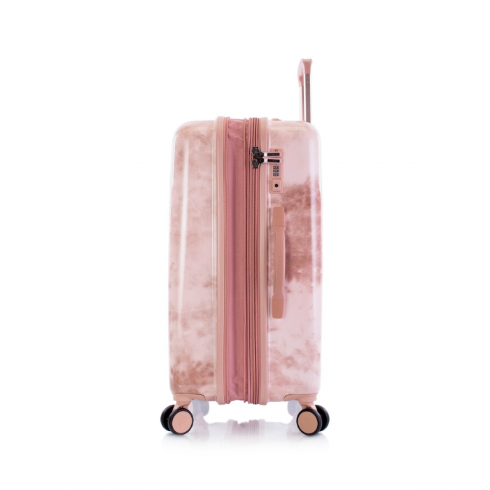 Troler de cala mediu Heys Fashion Spinner Roz 66x45x29cm  InBagaj.ro [4]