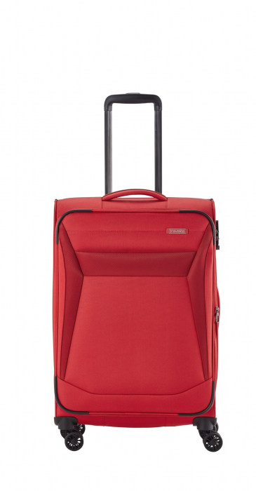 Troler de cala mediu(M) extensibil Travelite CHIOS 67 x 42 x 27 - 31 cm, Rosu [2]