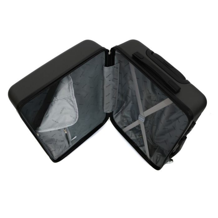 Troler de cala mediu (M) Lamonza Altima 65x42x26 cm, negru InBagaj [10]