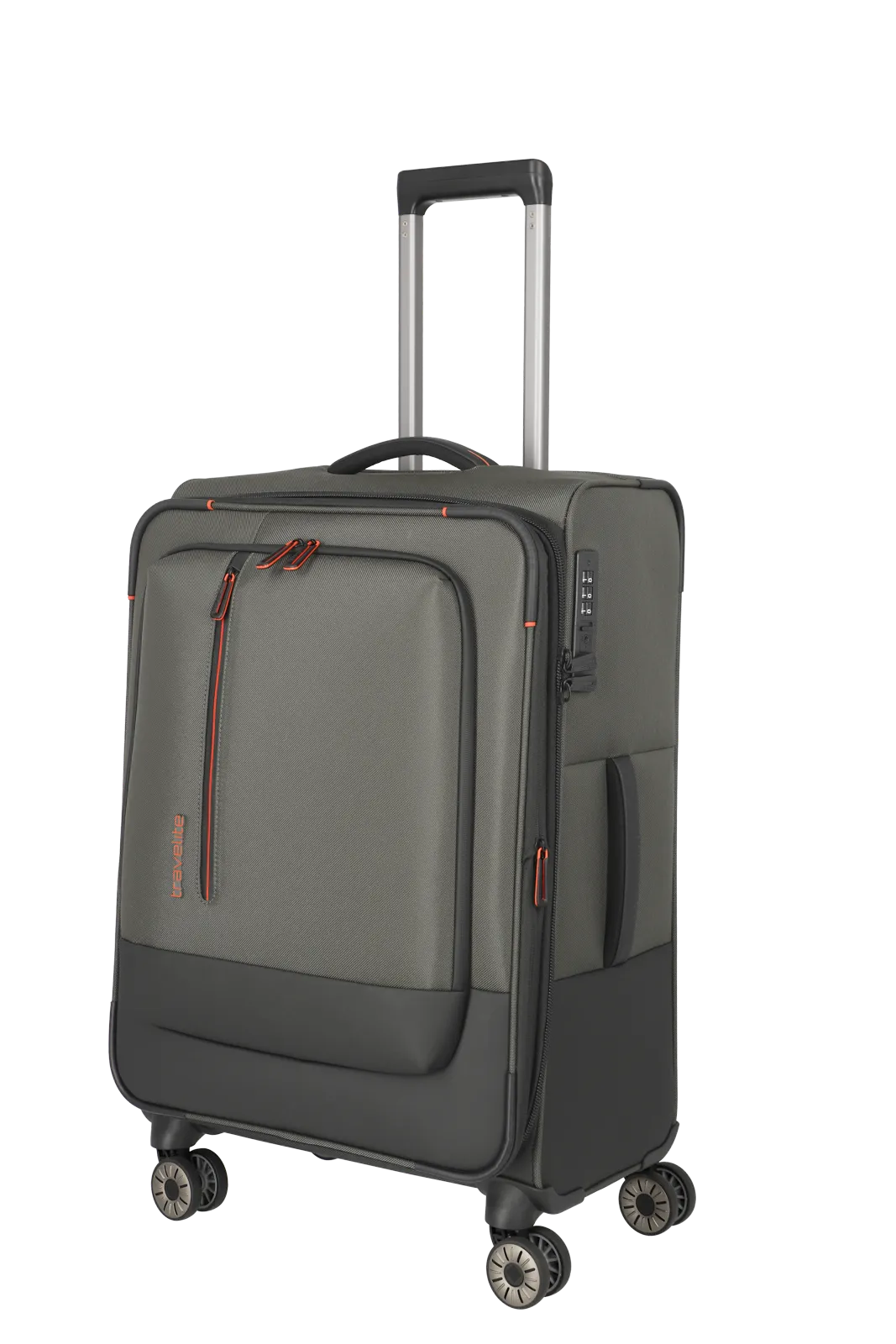 Troler de cala mediu(M) Travelite Crosslite,4 roti duble, 66 x 43 x 28/32 cm ,expandabil [4]
