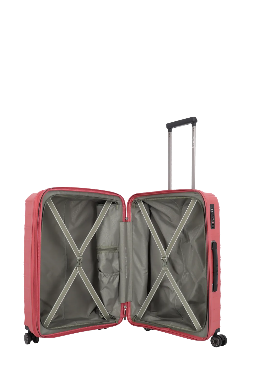 Troler de cala mediu ( M) Travelite MOOBY, 4 roti duble, 66 x 45 x 28-32 cm [9]