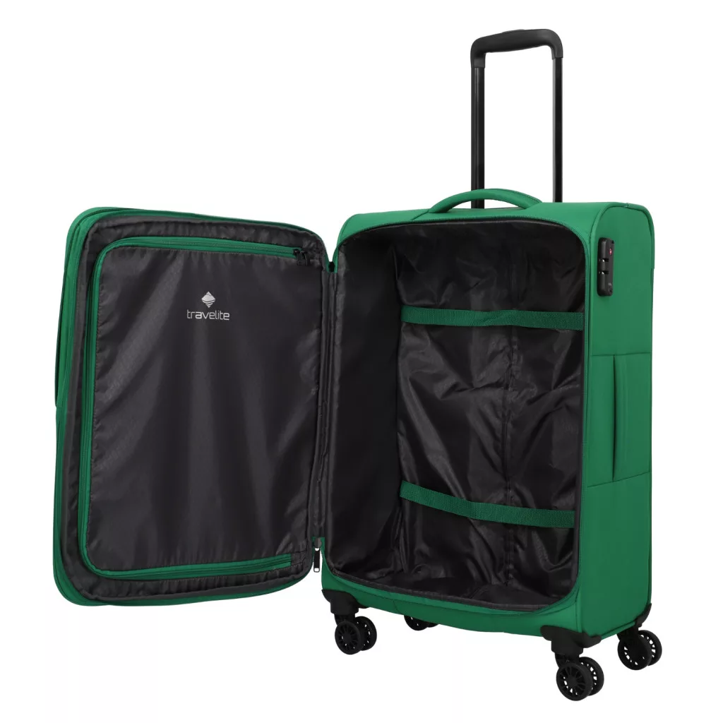 Troler de cala mediu(M)  Travelite ,RÜGEN, 4 roti duble,67 x 42 x 27-31 cm [2]