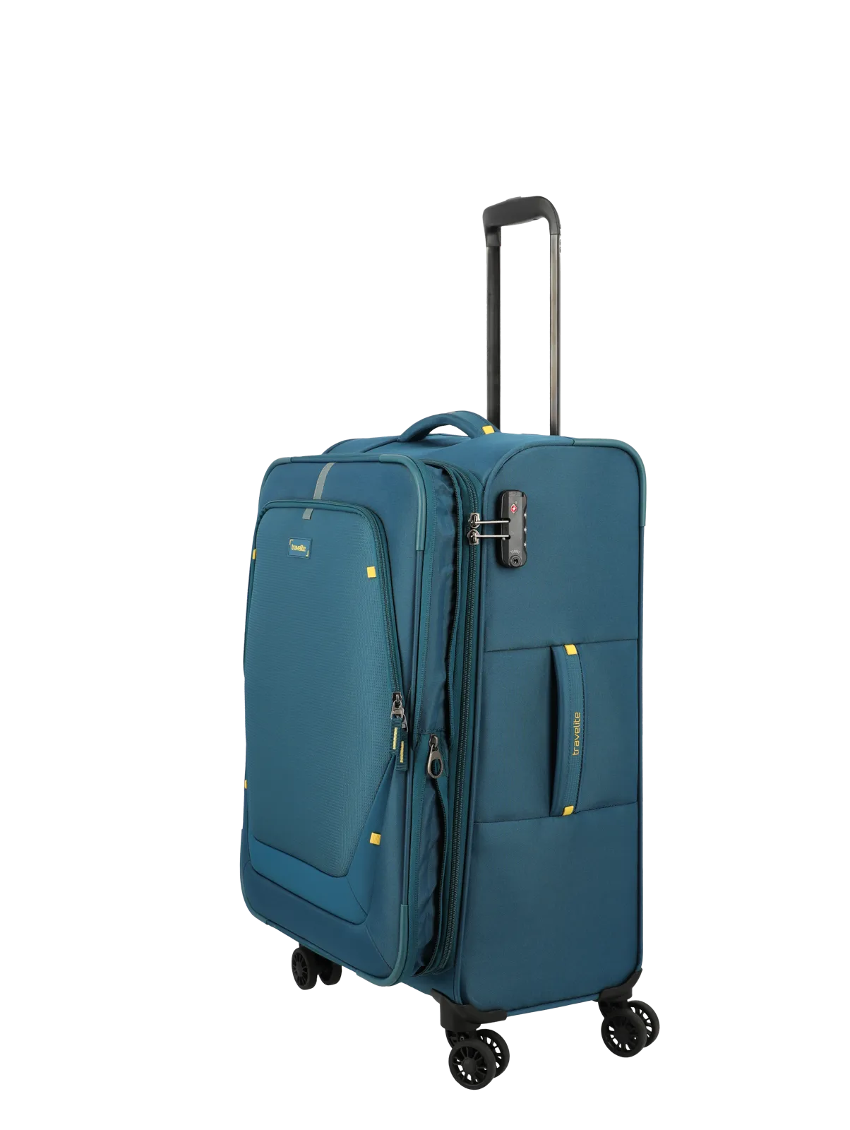 Troler de cala mediu(M) Travelite Umbria cu pliuri extensibile,Albastru [12]