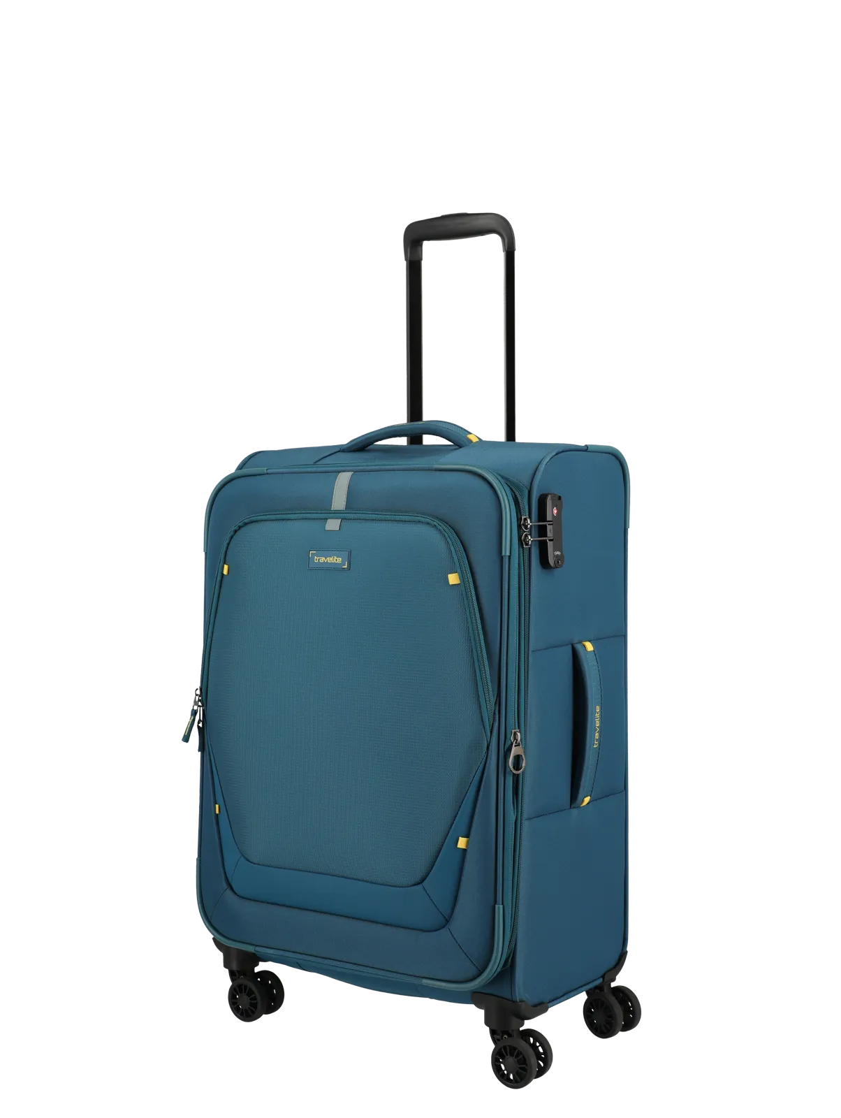 Troler de cala mediu(M) Travelite Umbria cu pliuri extensibile,Albastru [10]