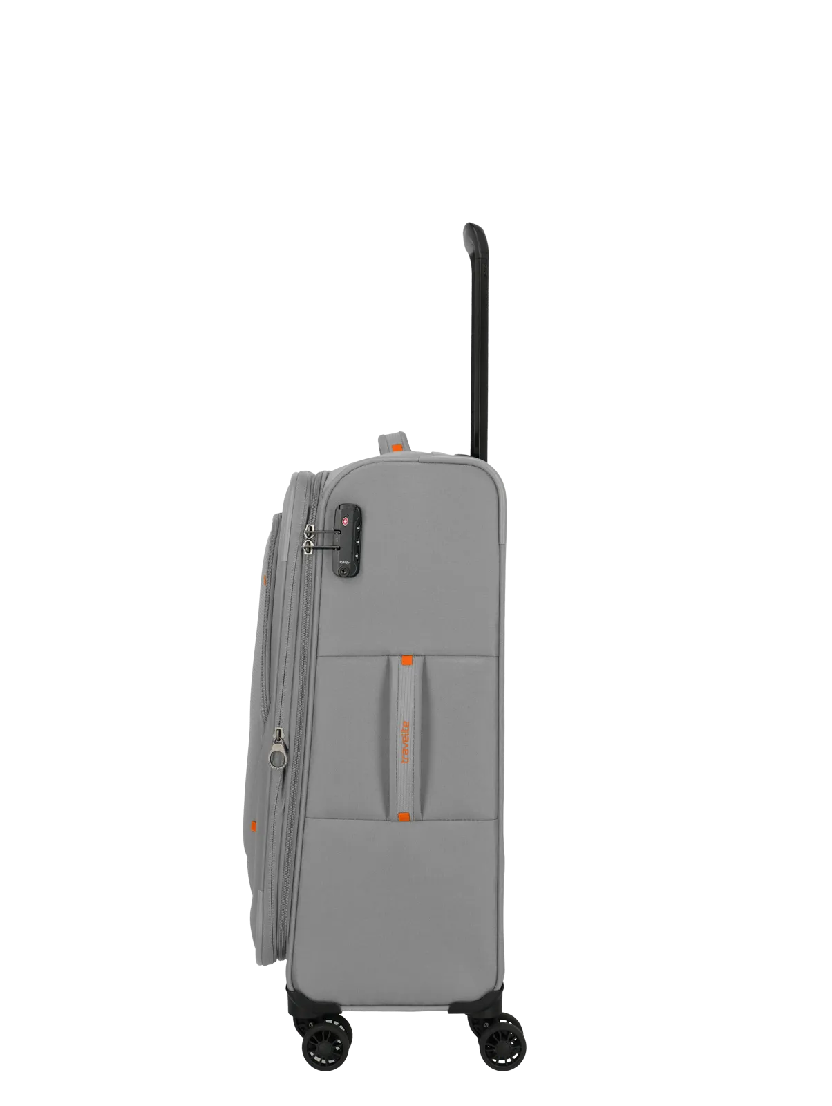 Troler de cala mediu(M) Travelite Umbria cu pliuri extensibile,Gri [9]