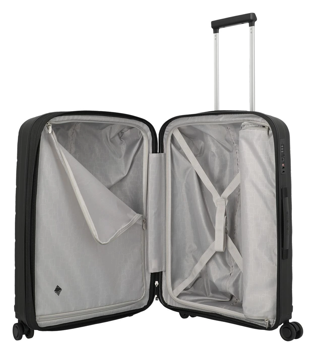 Troler de cala mediu Travelite BURANO, 66 x 45 x 26 / 31 cm - M Negru [11]
