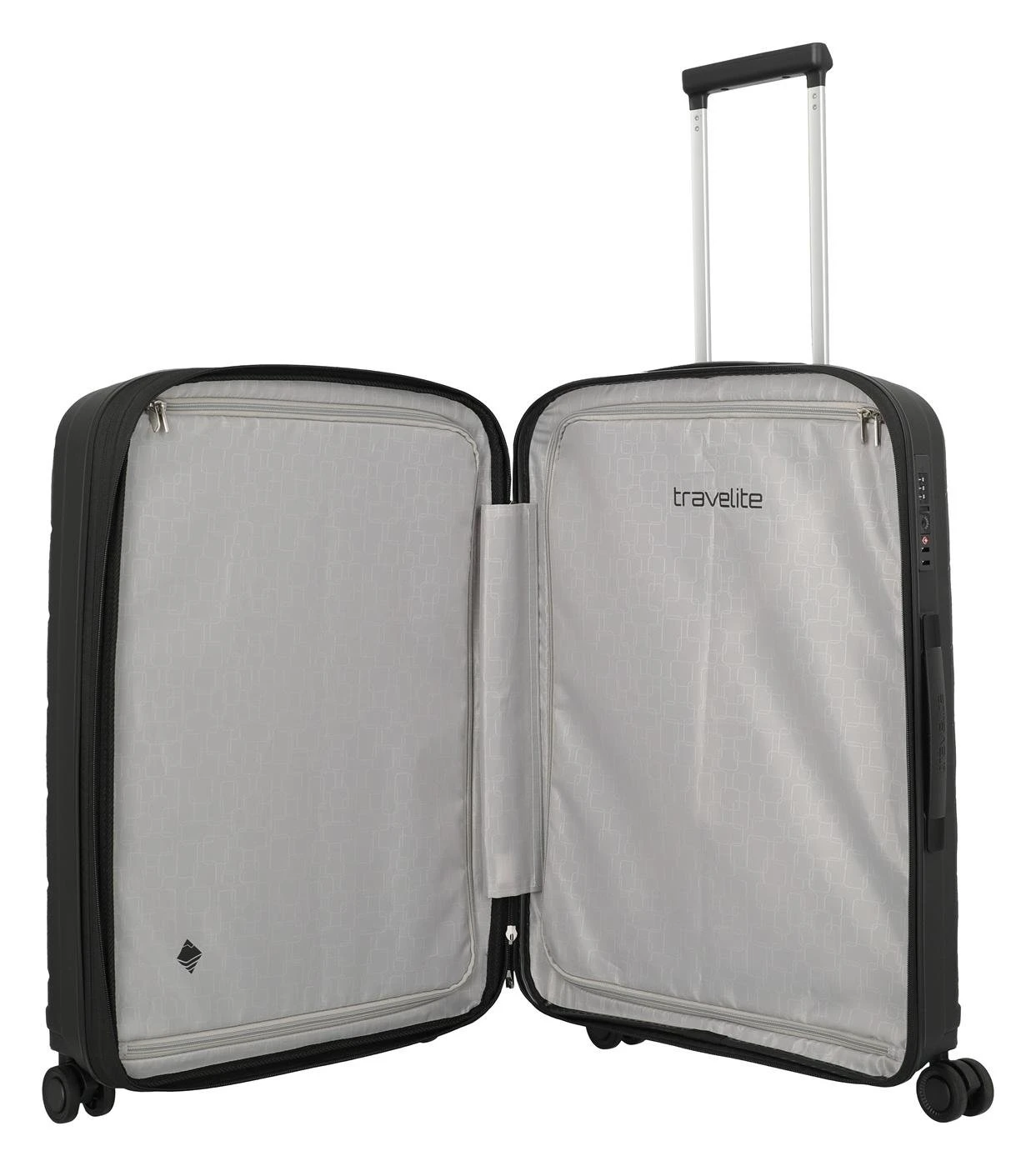 Troler de cala mediu Travelite BURANO, 66 x 45 x 26 / 31 cm - M Negru [12]
